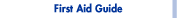 First Aid Guide